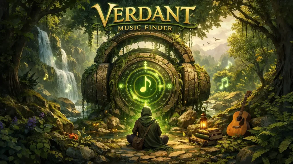 Button that goes to the verdant Music finder