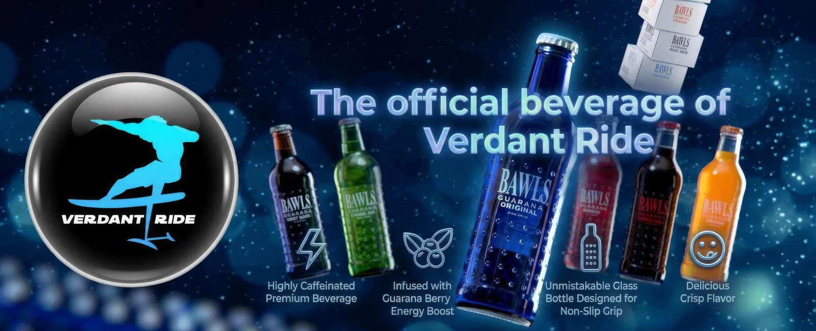 BAWLS - The Official Beverage of Verdant Ride